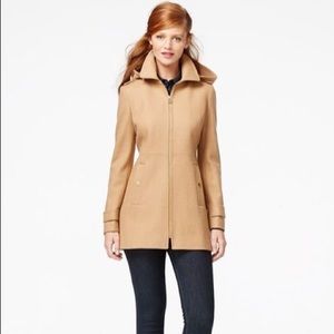 Michael Kors Hooded Peacoat